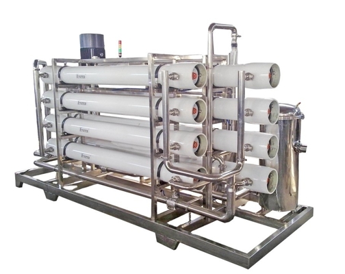 1250 kg 스테인리스 스틸 304 대용량 5000L/H 스키드 장착 RO 처리 시스템