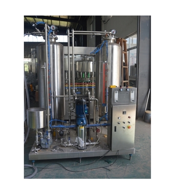음료 가공 공장용 탄산 음료 혼합기 2000L/H 탄산