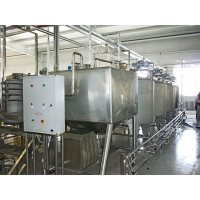 신선한 액체 우유 턴키 프로젝트용 용량 500L-10000L 맛있는 요구르트 처리 라인