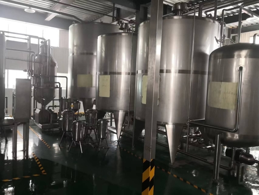 500L-10000L 용량 대량 생산을 위한 완전한 요구르트 채용 라인 기계
