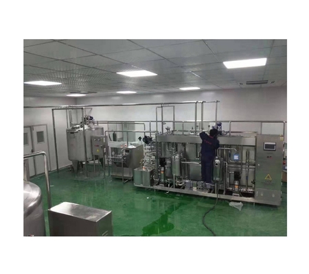 스테인리스 스틸 304/316 60kw UHT 우유 가공 공장