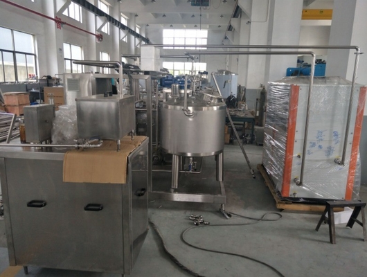 8000KG 표준 크기의 산업용 소규모 300L 아이스크림 처리 기계