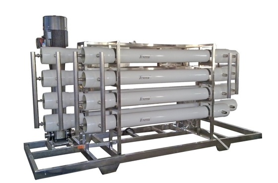 1250 kg 스테인리스 스틸 304 대용량 5000L/H 스키드 장착 RO 처리 시스템