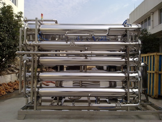 1250 kg 스테인리스 스틸 304 대용량 5000L/H 스키드 장착 RO 처리 시스템
