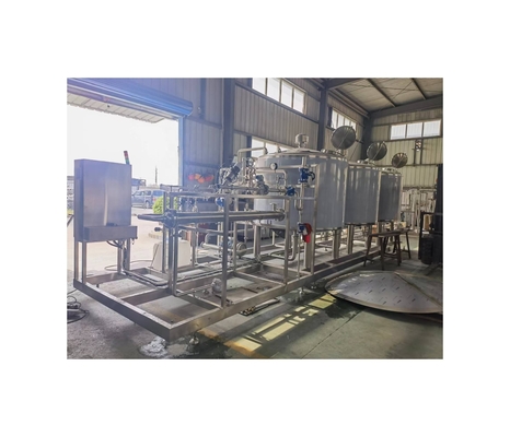 DN15 압축 공기 입구 알칼리산 온수 탱크 CIP 청소 기계 220V / 380V / 415V