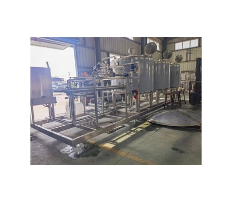 DN15 압축 공기 입구 알칼리산 온수 탱크 CIP 청소 기계 220V / 380V / 415V