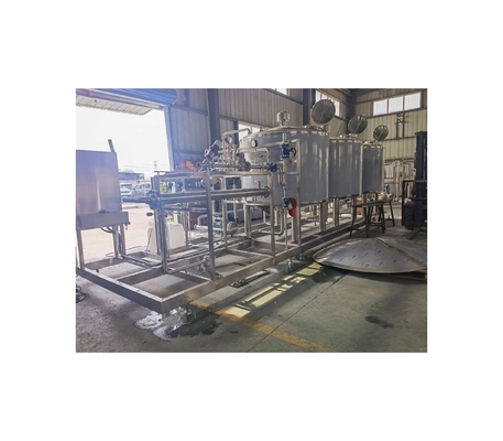 DN15 압축 공기 입구 알칼리산 온수 탱크 CIP 청소 기계 220V / 380V / 415V