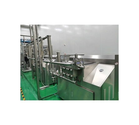 500L-10000L 용량 신선한 액체 우유 제조 공장용 요구르트 생산 라인