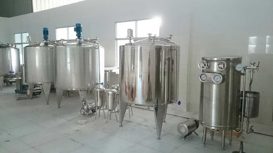 8500KG 완전 자동 1000L/H 신선한 사탕수수 주스 생산 공장