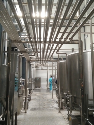 2000-60000kg 바쁜 공장에 대한 완전 자동 알몬드 우유 생산 라인