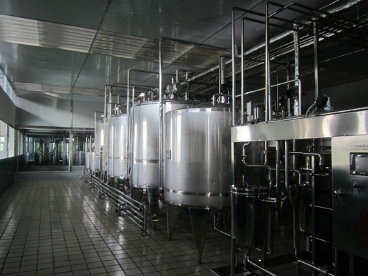 2000-60000kg 바쁜 공장에 대한 완전 자동 알몬드 우유 생산 라인