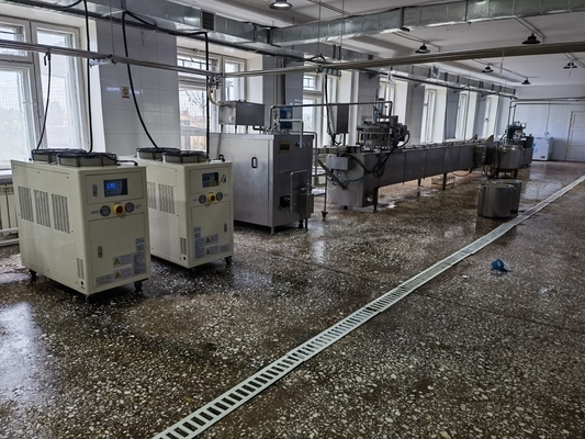 220V/380V 팝스클레임 아이스크림 제조 라인과 함께 생산 라인을 업그레이드