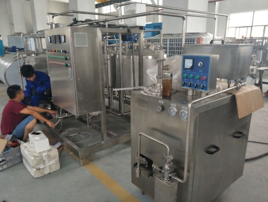 8000KG 표준 크기의 산업용 소규모 300L 아이스크림 처리 기계