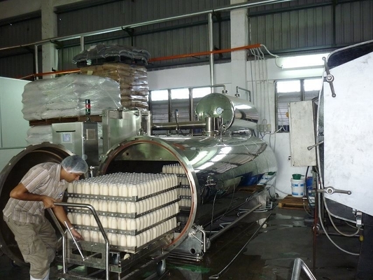 미러 롤링 2000 KG 완전 자동 순수 우유 가공 공장