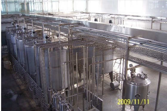 미러 롤링 2000 KG 완전 자동 순수 우유 가공 공장
