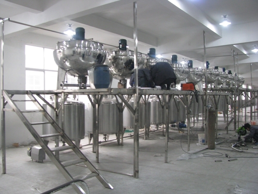 사용자 정의 3000L / H 블루베리 음료 과일 푸레 과일 햄 생산 라인