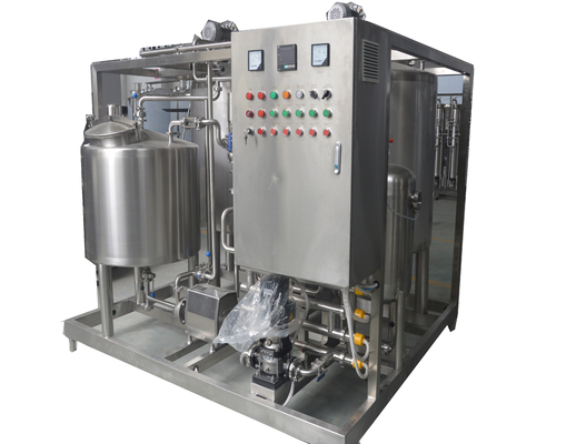 소규모 200L / H 향유 우유 처리 라인 고전압 및 컴팩트 디자인