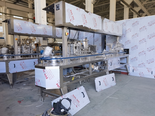 220v/380v 완전 자동 6000 pcs/hr 아이스크림 바 처리 공장 9500 KG