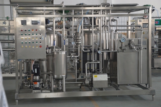 380V/440V 전압에서 35KW의 전력을 가진 산업용 250L/H 아이스크림 제조 공장