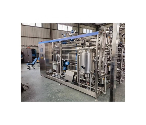 전압 380V/440V PLC 제어 튜브 우유 가공 라인을 위한 파스터라이저