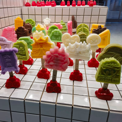 자동 3000 pcs/hr 과일 아이스크림 아이스크림 스틱 생산 라인
