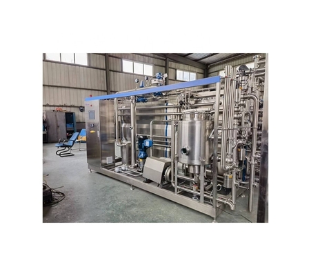 전압 380V/440V PLC 제어 튜브 우유 가공 라인을 위한 파스터라이저