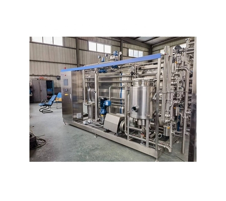 전압 380V/440V PLC 제어 튜브 우유 가공 라인을 위한 파스터라이저