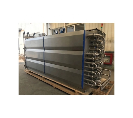 시간당 1000L UHT 0.5-0.6Mpa 증기 압력 가축 밀액 유관성 살균기