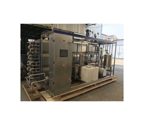 시간당 1000L UHT 0.5-0.6Mpa 증기 압력 가축 밀액 유관성 살균기