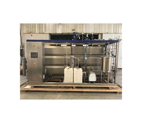 시간당 1000L UHT 0.5-0.6Mpa 증기 압력 가축 밀액 유관성 살균기