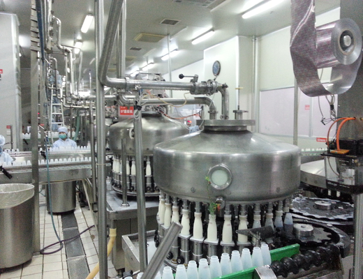 2000-60000kg 식품 음료 기능을 위한 1000L 우유 가공 공장