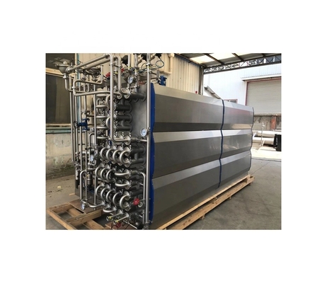 시간당 1000L UHT 0.5-0.6Mpa 증기 압력 가축 밀액 유관성 살균기
