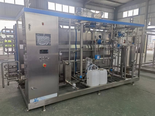 농장 PLC 1000L/H ~ 10000L/H 작은 입자 음료 비생성 튜버성 살균기 혜택