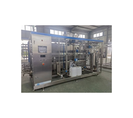 농장 PLC 1000L/H ~ 10000L/H 작은 입자 음료 비생성 튜버성 살균기 혜택