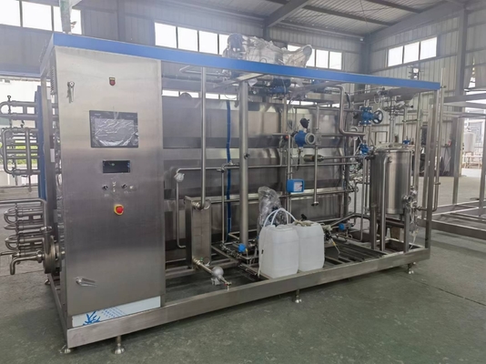 농장 PLC 1000L/H ~ 10000L/H 작은 입자 음료 비생성 튜버성 살균기 혜택