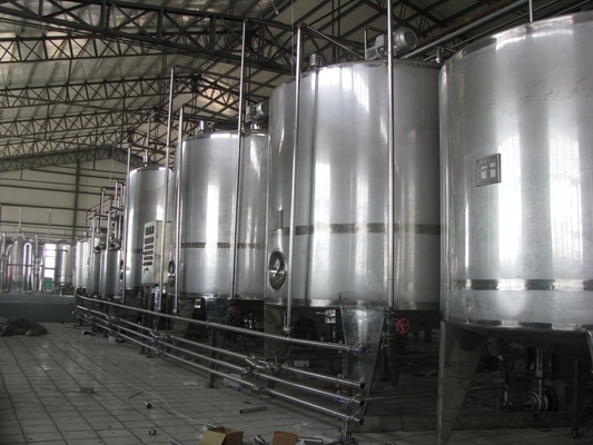 1000L/H 과일 주스 처리 라인, 병 봉지 카튼 패키지 전압 220/380/440V