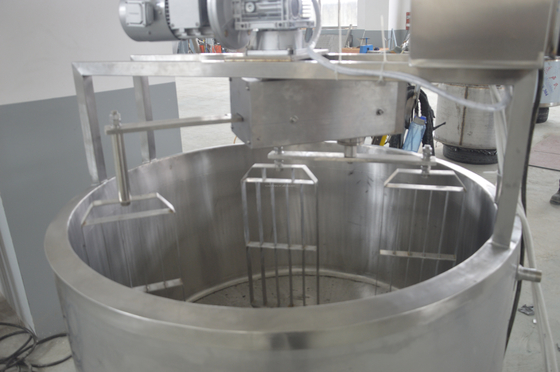 가공 라인 500L 오발형 치즈 VAT 450kg 용량