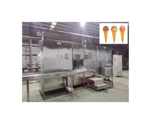 폴란드 거울 4800 KG 웨이퍼 코너 제조를위한 맑은 아이스크림 웨이플 컵 제조