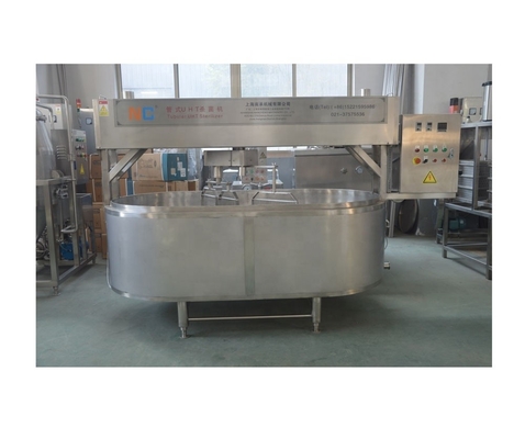 모터 치즈 배트 모차렐라 치즈 제조 기계 용량 500L-10000L/T 높은 용량