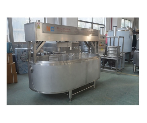 모터 치즈 배트 모차렐라 치즈 제조 기계 용량 500L-10000L/T 높은 용량