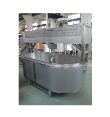 모터 치즈 배트 모차렐라 치즈 제조 기계 용량 500L-10000L/T 높은 용량