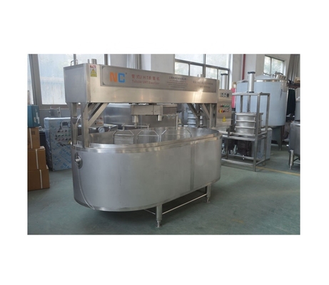모터 치즈 배트 모차렐라 치즈 제조 기계 용량 500L-10000L/T 높은 용량