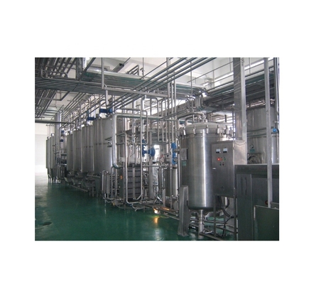 2000 KG UHT 첨단 기술로 된 우유 가공 및 포장 라인
