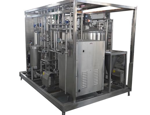 380V/440V 전압 농장용 작은 규모 50-300L/H 젤라토 아이스크림 생산 라인