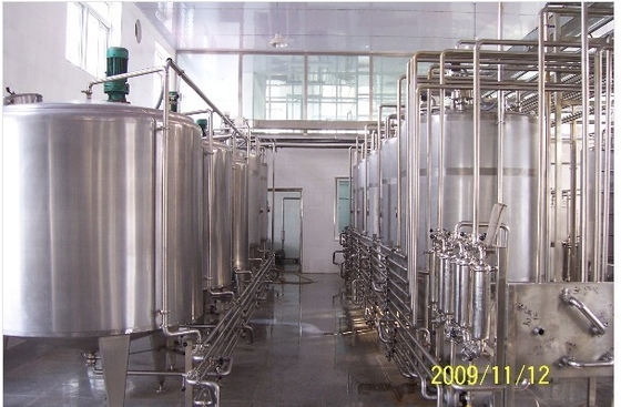 1000L / H 소아 우유 생산 라인 완전 자동 및 변수 설계 변수 속도