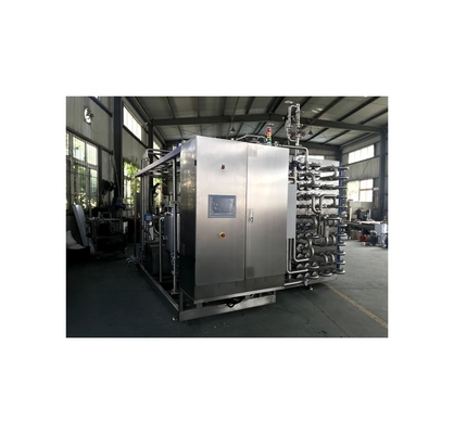 2500 KG 우유 파스터라이저 기계 380V/440V 전압의 UHT 튜블러 스테리라이저