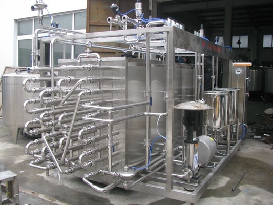 220V/380V/415V/440V 산업용 2000L/H 유제품 우유 음료 파스터라이저 기계 소 우유