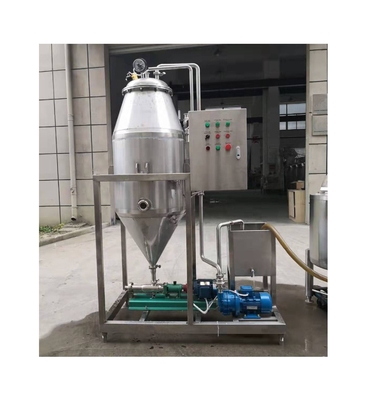 2.5-15kw 제조 공장에서 우유 음료의 공기를 제거하기 위한 진공 디가저 탱크