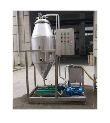 2.5-15kw 제조 공장에서 우유 음료의 공기를 제거하기 위한 진공 디가저 탱크