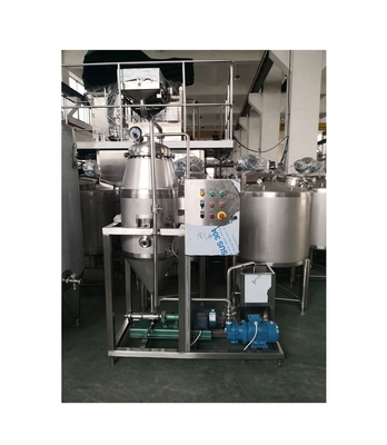 2.5-15kw 제조 공장에서 우유 음료의 공기를 제거하기 위한 진공 디가저 탱크